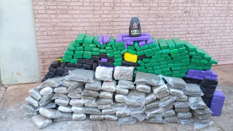 Motorista é flagrado com 400 kg de drogas em Teodoro Sampaio: veja detalhes da apreensão