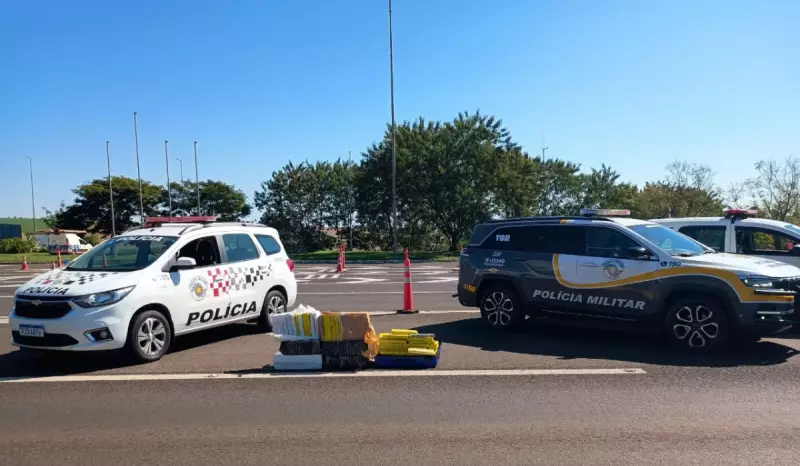 Motorista é preso com 170 kg de maconha em Santa Cruz do Rio Pardo - SP