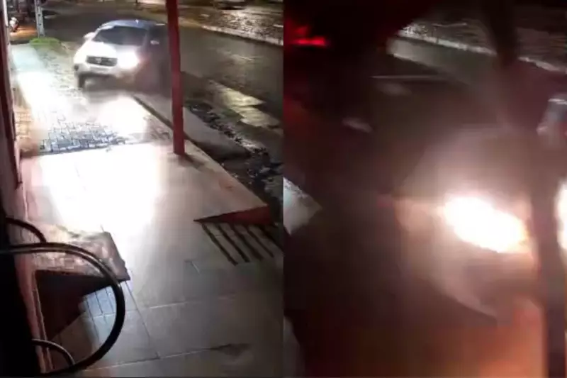 Motorista perde controle e causa destruição em joalheria e restaurante na Zona Norte de Teresina
