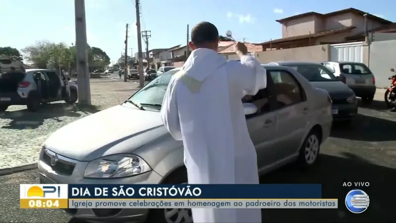 Motoristas ganham bênção especial em Teresina: celebração a São Cristóvão emociona Zona Leste