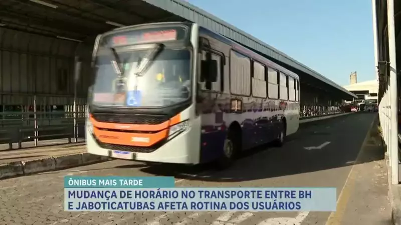 Mudança no horário de ônibus BH-Jaboticatubas vira dor de cabeça para passageiros