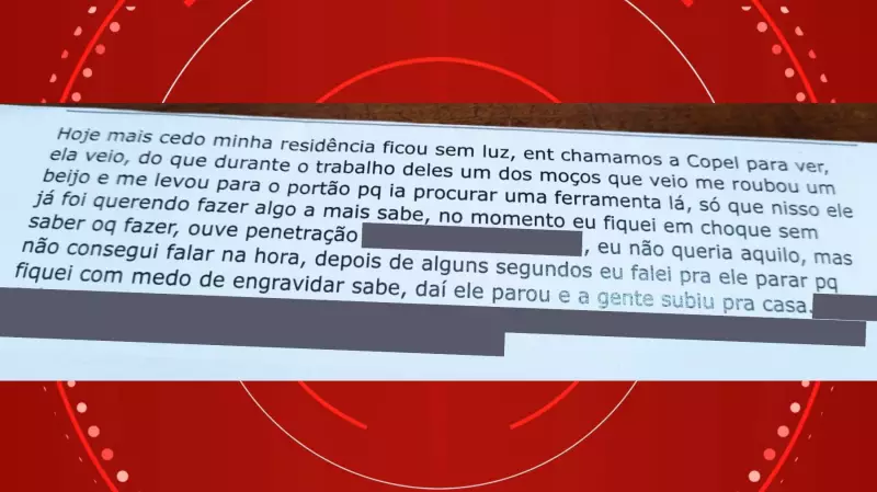 Mulher é estuprada por eletricista terceirizado da Copel no Paraná: 'Fiquei em choque'