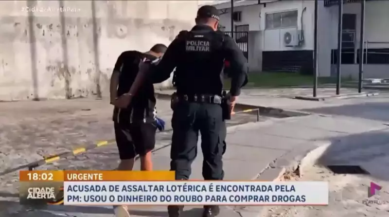 Mulher é presa após tentativa de assalto em lotérica de Belém — confissão surpreende