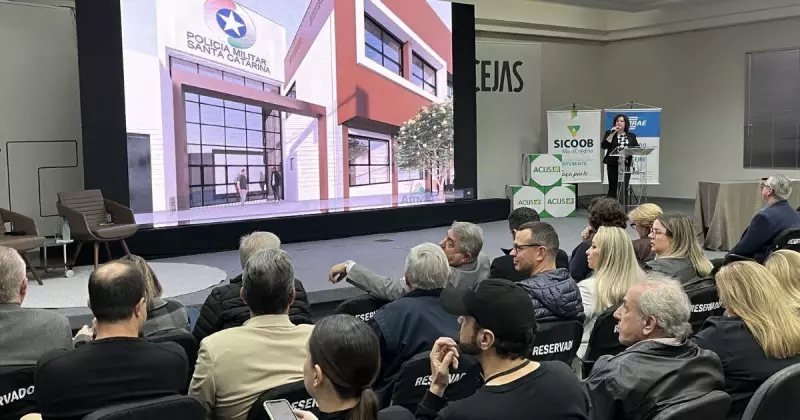Muralha Digital: Nova Base da PM em SC Contará com Câmeras Inteligentes para Reforçar Segurança