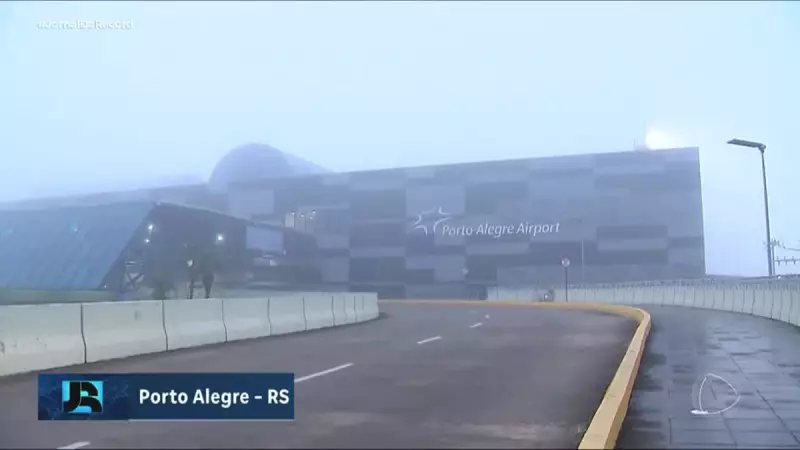 Nevoeiro intenso paralisa Aeroporto de Porto Alegre: voos cancelados e passageiros em apuros