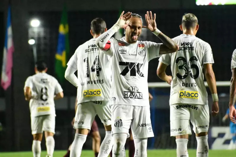 Neymar brilha e Santos vence a Desportiva no Estádio Kleber Andrade