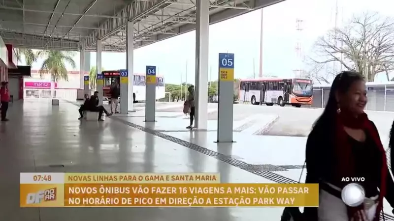 Novas linhas de ônibus começam a operar no Gama e em Santa Maria no DF com 16 viagens diárias