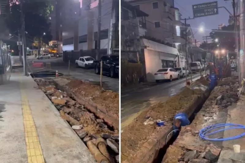 Obra da Embasa causa transtornos a moradores no bairro Canela em Salvador