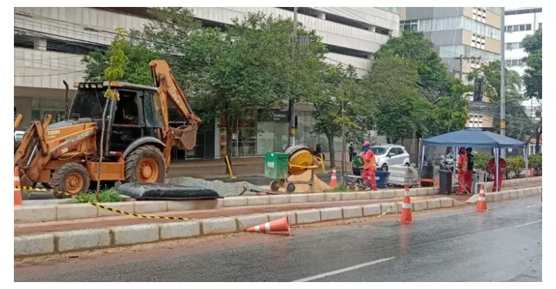 Obra na Afonso Pena em BH tem custo elevado para R$ 27 milhões; ciclovia segue parada pela Justiça