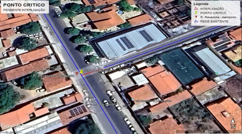 Obra na rede de esgoto interdita trecho da Rua Coelho de Resende em Teresina nesta sexta (25)