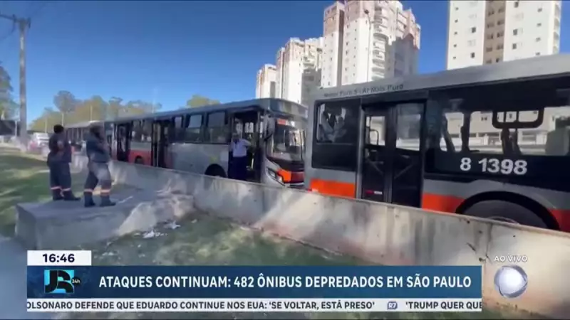 Onda de violência em SP: Ônibus viram alvo de ataques em série — entenda o caos