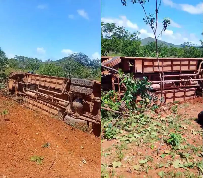 Ônibus tomba no norte de Roraima e deixa três pessoas em estado grave