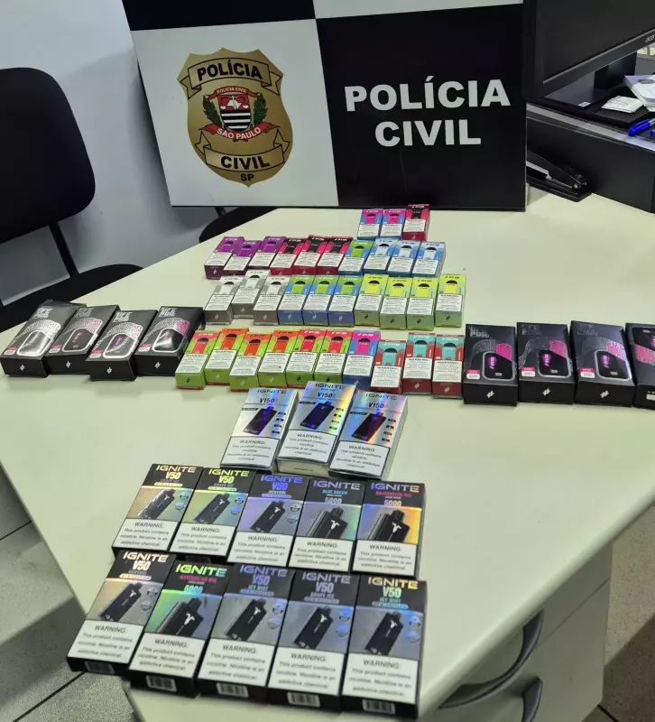 Operação apreende 54 cigarros eletrônicos em adega de Tarabai após denúncia anônima