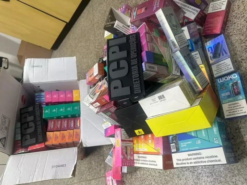 Operação apreende quase 200 cigarros eletrônicos em centro de distribuição clandestino em Teresina