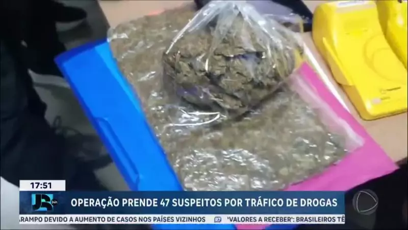 Operação contra o tráfico prende 47 suspeitos em megaoperação policial