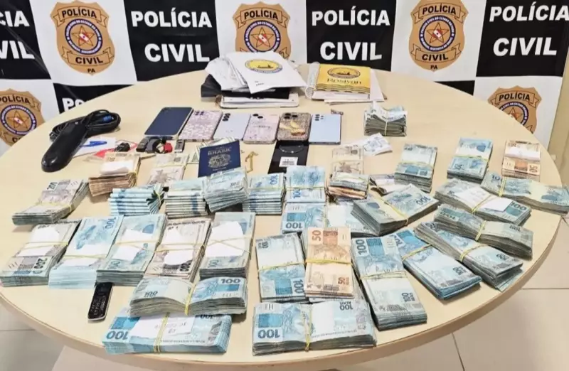 Operação contra tráfico internacional no Pará encontra R$ 300 mil escondidos em parede e prende grupo