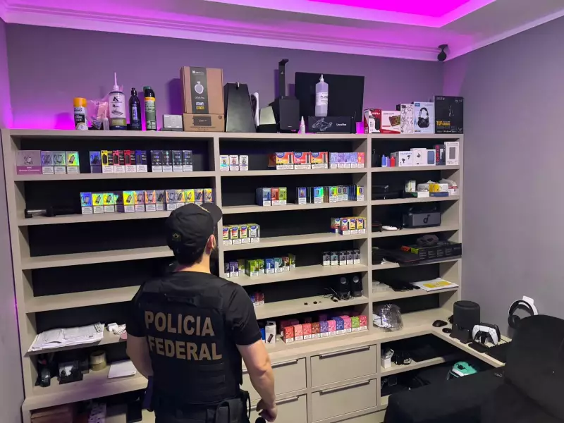 Operação da PF desmonta esquema milionário de venda ilegal de cigarros eletrônicos no Tocantins