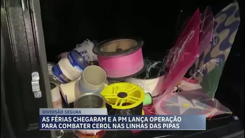 Operação da PM em BH mira cerol e linha chilena: veja os riscos e punições