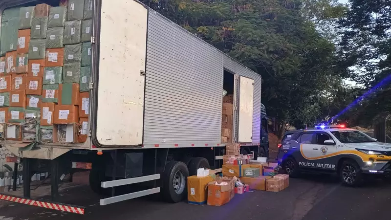 Operação da PR flagra carga milionária sem nota fiscal em rodovia do interior de SP