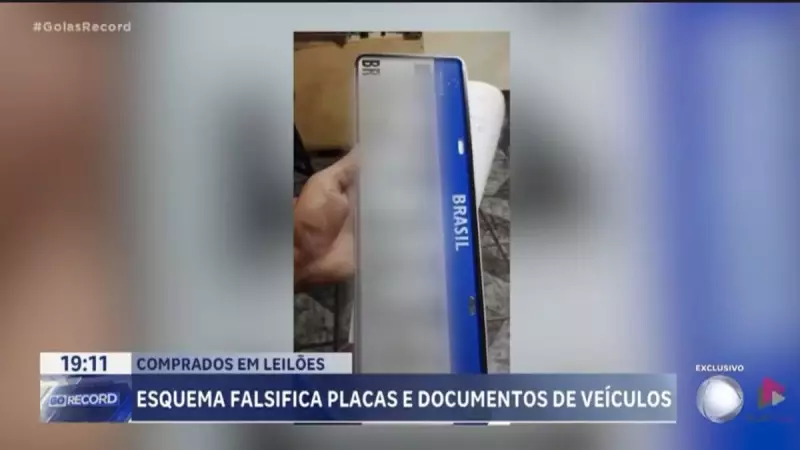 Operação desmantela esquema de falsificação de placas e documentos de veículos em Goiás