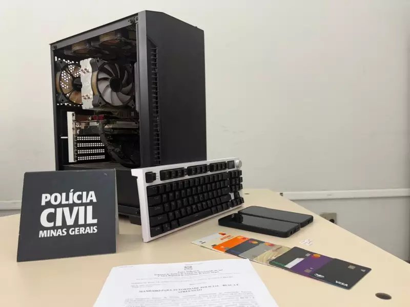 Operação em Araçuaí desmantela golpe do falso advogado: computadores, celulares e cartões apreendidos
