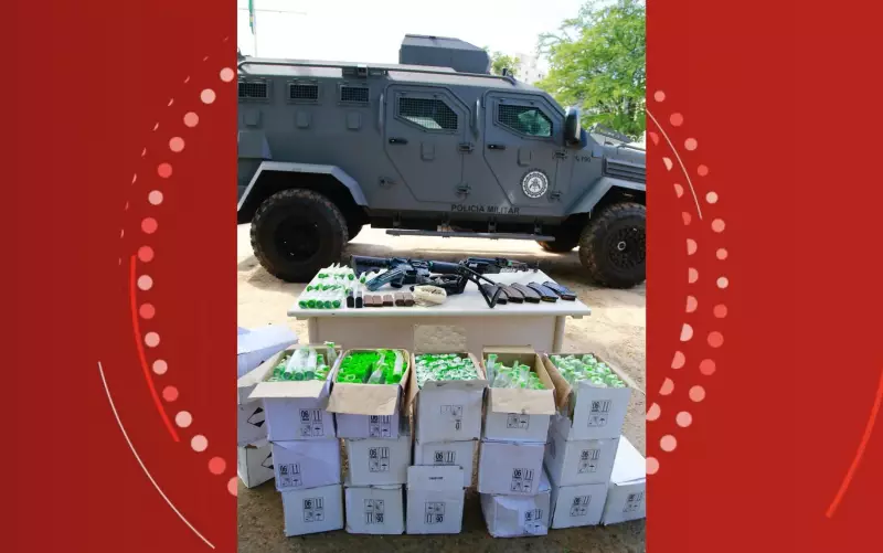 Operação em Salvador apreende fuzis e lança-perfumes em ação policial de grande impacto