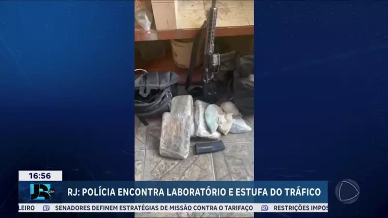 Operação na Maré desmonta laboratório de drogas com equipamentos de última geração