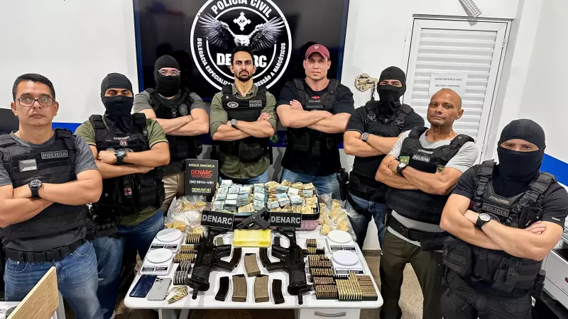 Operação no Amapá apreende fuzis israelenses e mais de R$ 350 mil em dinheiro