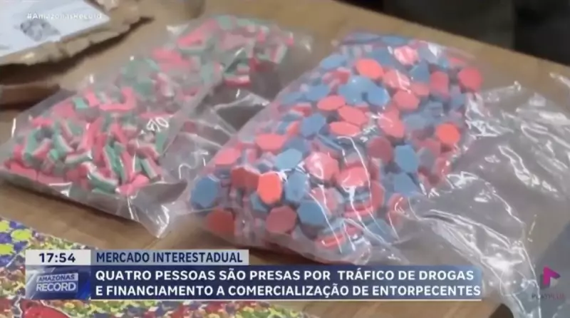Operação no Amazonas desmantela esquema de tráfico interestadual de drogas: três presos