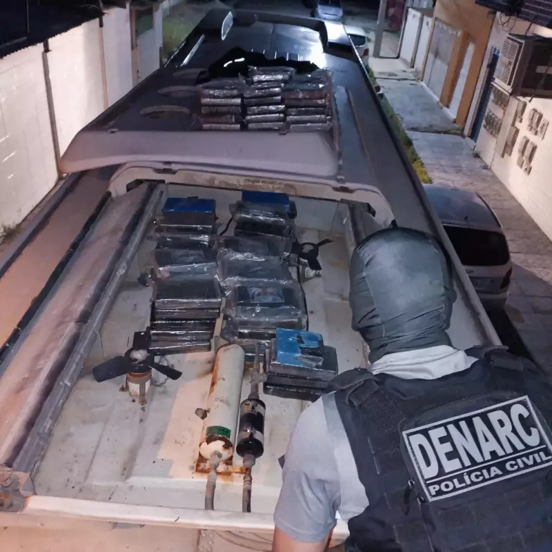 Operação policial apreende 128 kg de cocaína no sertão de PE e prende traficante em flagrante