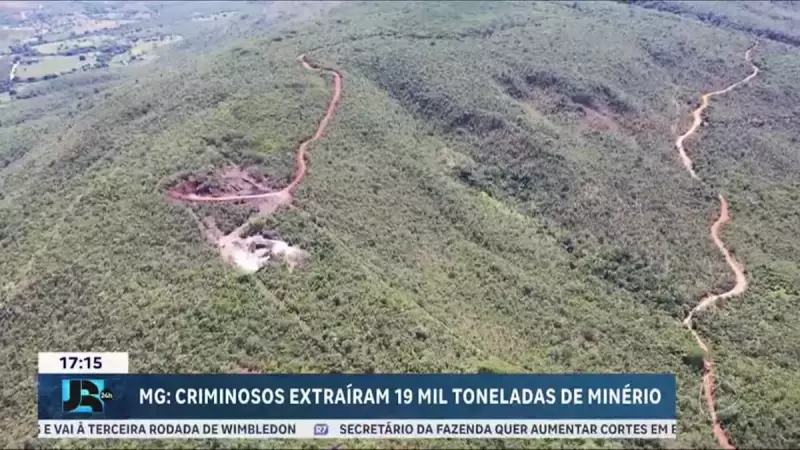 Operação policial combate extração ilegal de minério em Grão Mogol, MG