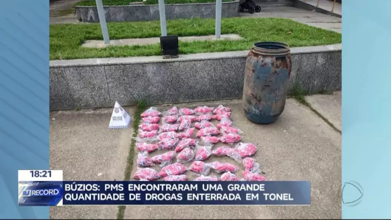 Operação policial em Búzios apreende toneladas de drogas e choca moradores