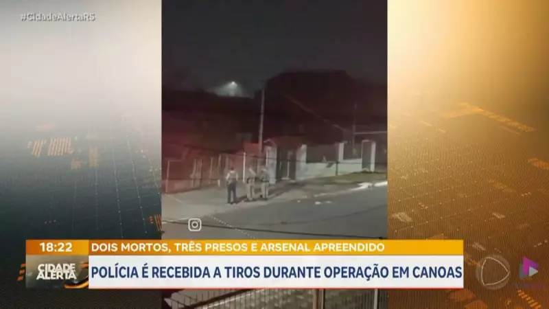 Operação policial em Canoas apreende arsenal e prende três suspeitos