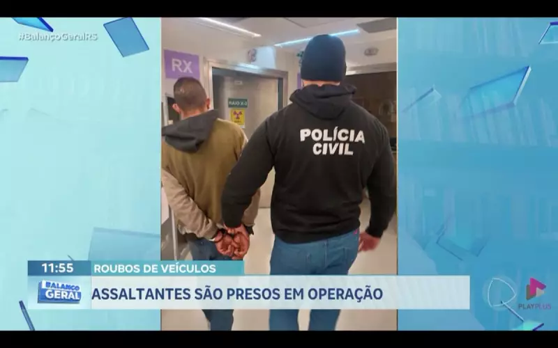 Operação prende ladrões de carros em flagrante no RS: veja detalhes
