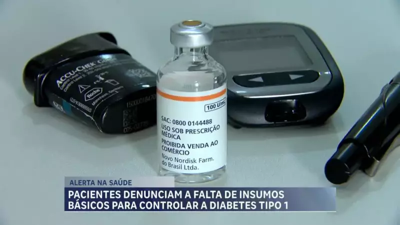 Pacientes com diabetes tipo 1 em MG enfrentam falta de insumos essenciais
