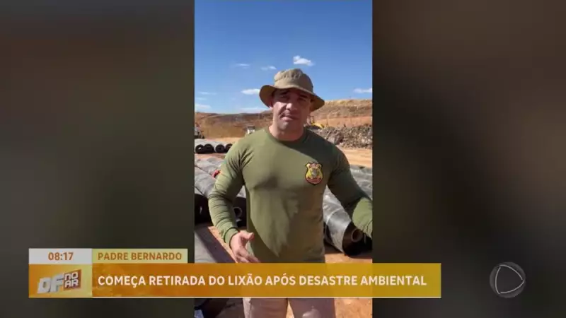 Padre Bernardo (GO): Órgãos ambientais em ação para despoluir córrego tomado por lixo