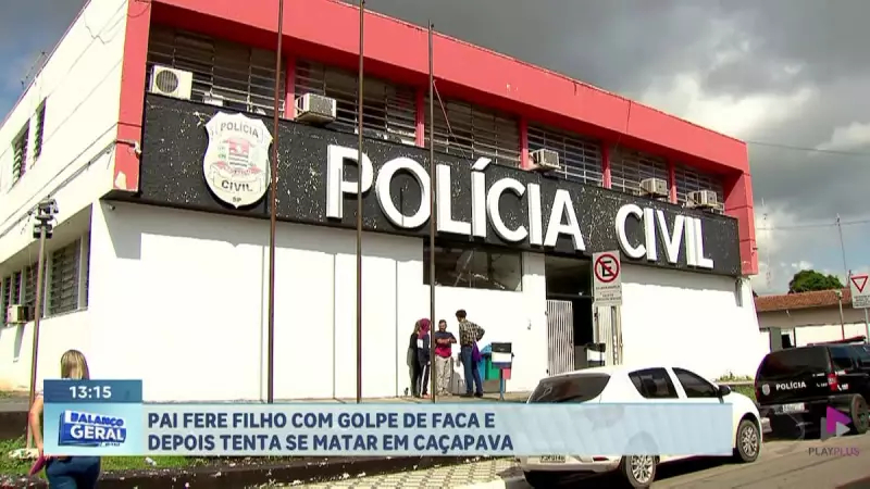 Pai ataca filho com faca e tenta suicídio em Cacapava, SP: entenda o caso