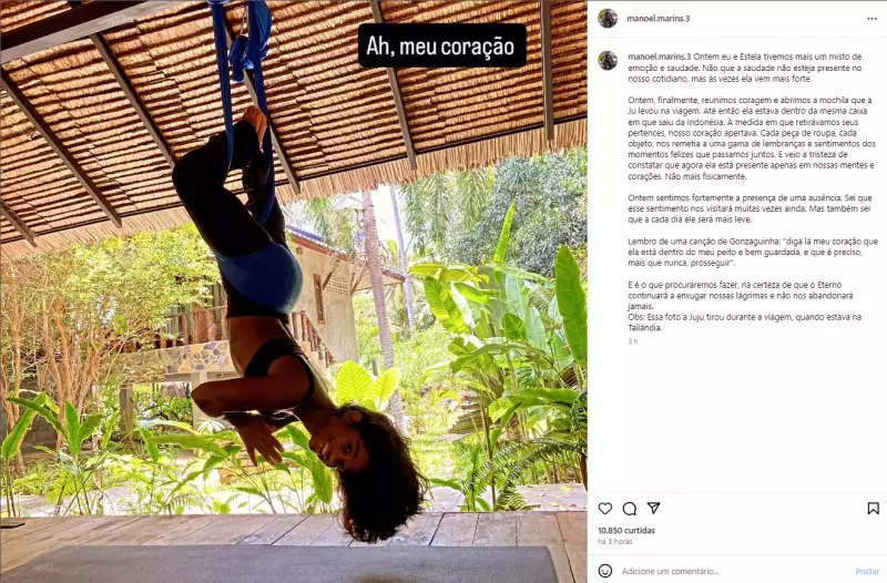Pai de Juliana Marins abre mochila da filha após tragédia na Indonésia e revela foto emocionante