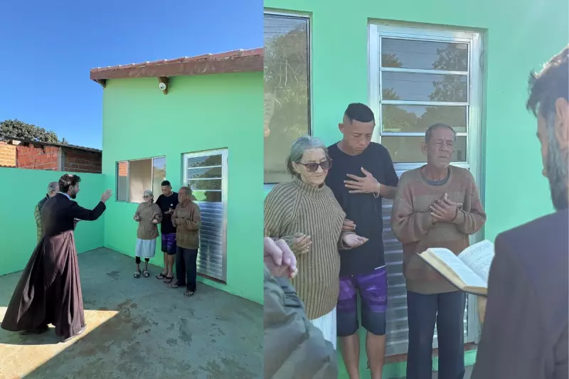 Paróquia transforma vidas: famílias em situação de vulnerabilidade ganham novas casas no interior de SP