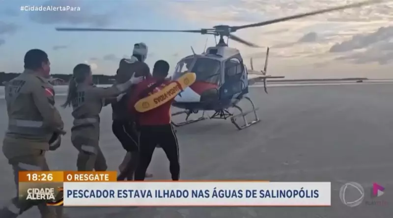 Pescador se machuca e é resgatado em situação dramática no mar de Salinópolis — PA