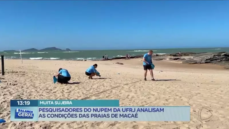 Pesquisadores da UFRJ alertam: praias de Macaé estão com níveis alarmantes de poluição