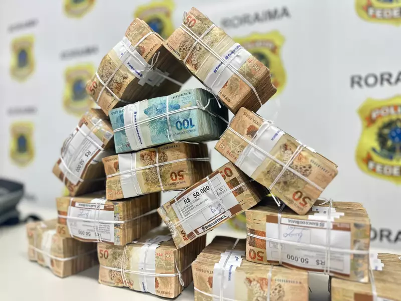 PF prende suspeito de lavagem de dinheiro em Boa Vista com R$ 700 mil em espécie — veja detalhes