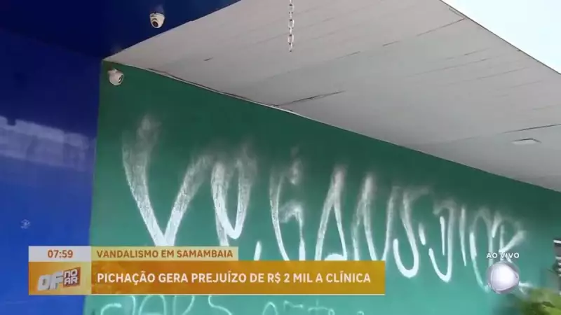 Pichações em Samambaia: Comerciantes Desesperados com Prejuízos e Falta de Ação