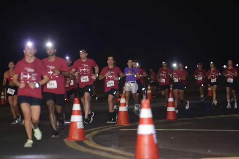 Pista do Aeroporto de Palmas vira cenário de corrida com mais de 1.200 atletas — veja como foi