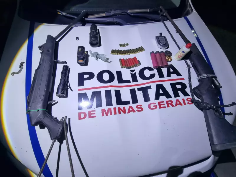 Plantação de maconha e caça ilegal são descobertos em fazenda de Chapada Gaúcha