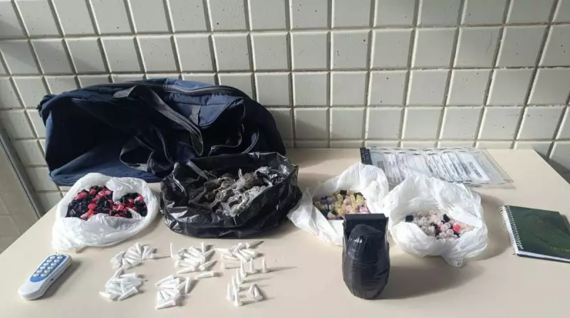 PM apreende drogas e explosivo em perseguição a suspeito em São Cristóvão, BA