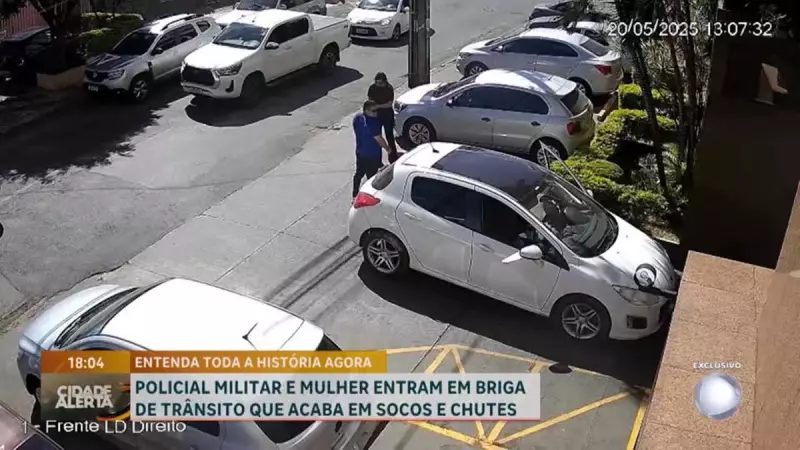 PM e mulher se envolvem em discussão no trânsito e situação termina em violência no DF