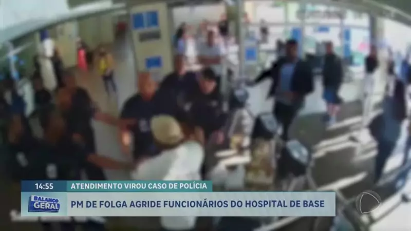PM emocionalmente abalado relata agressão a segurança no Hospital de Base: 'Me arrependo amargamente'