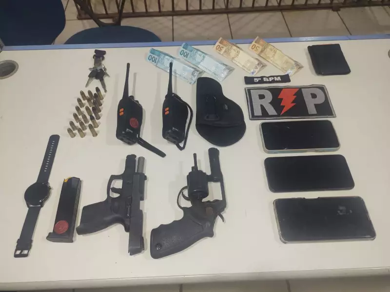 PM prende suspeitos de planejar ataques contra facção rival em Porto Velho