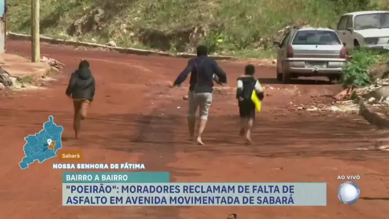 Poeira em bairros de Minas Gerais causa problemas respiratórios e bullying em crianças
